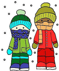 Students in Winter Gear